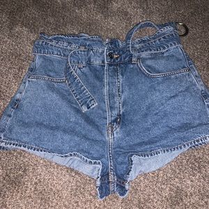 High waisted shorts